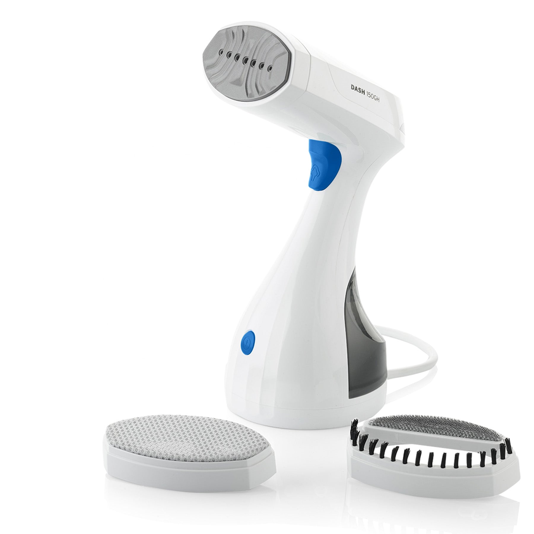 Compact hand held garment steamer