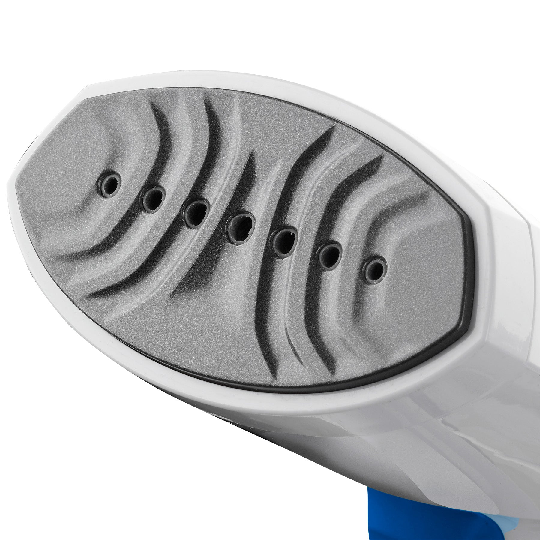 Compact hand held garment steamer