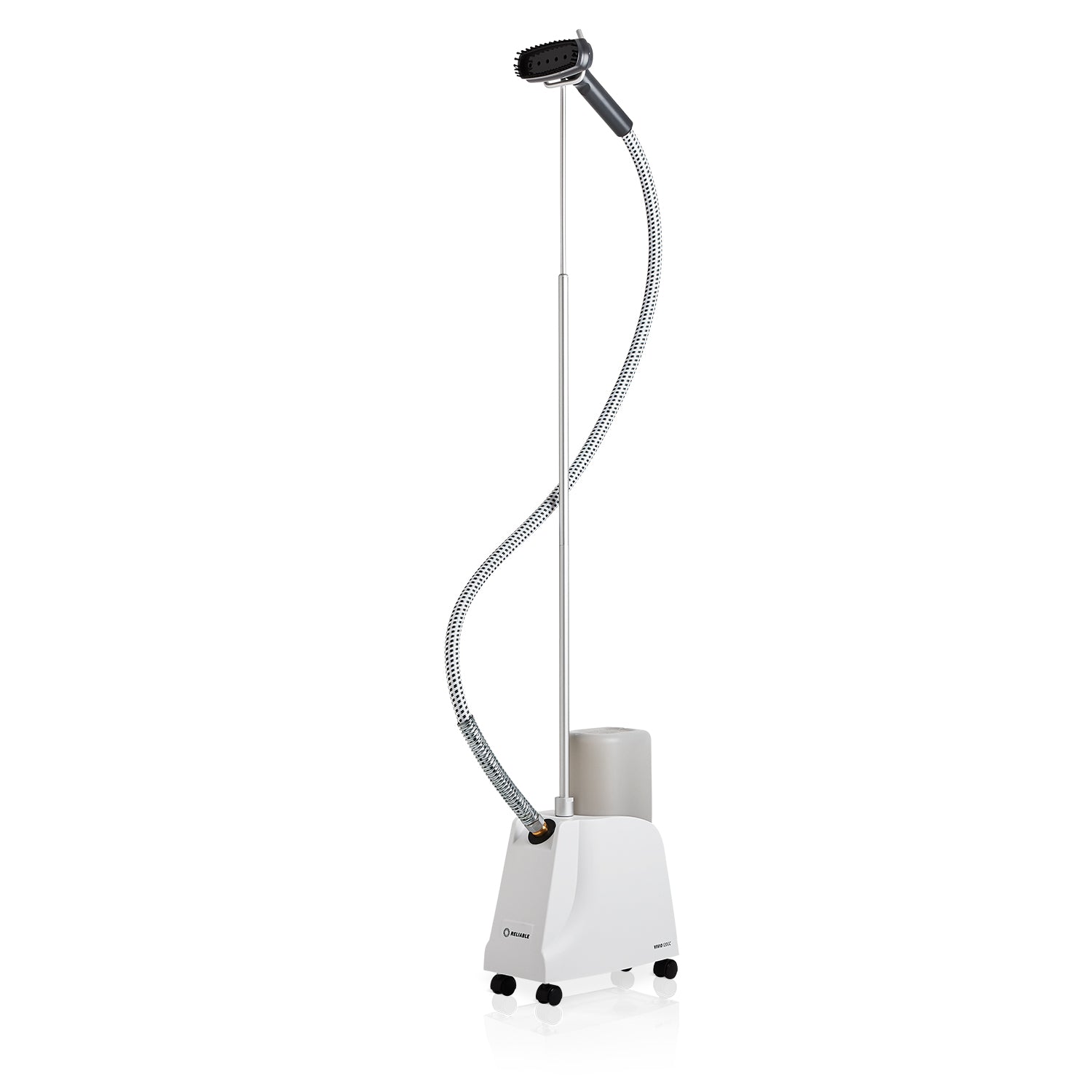 Garment steamer with PVC head