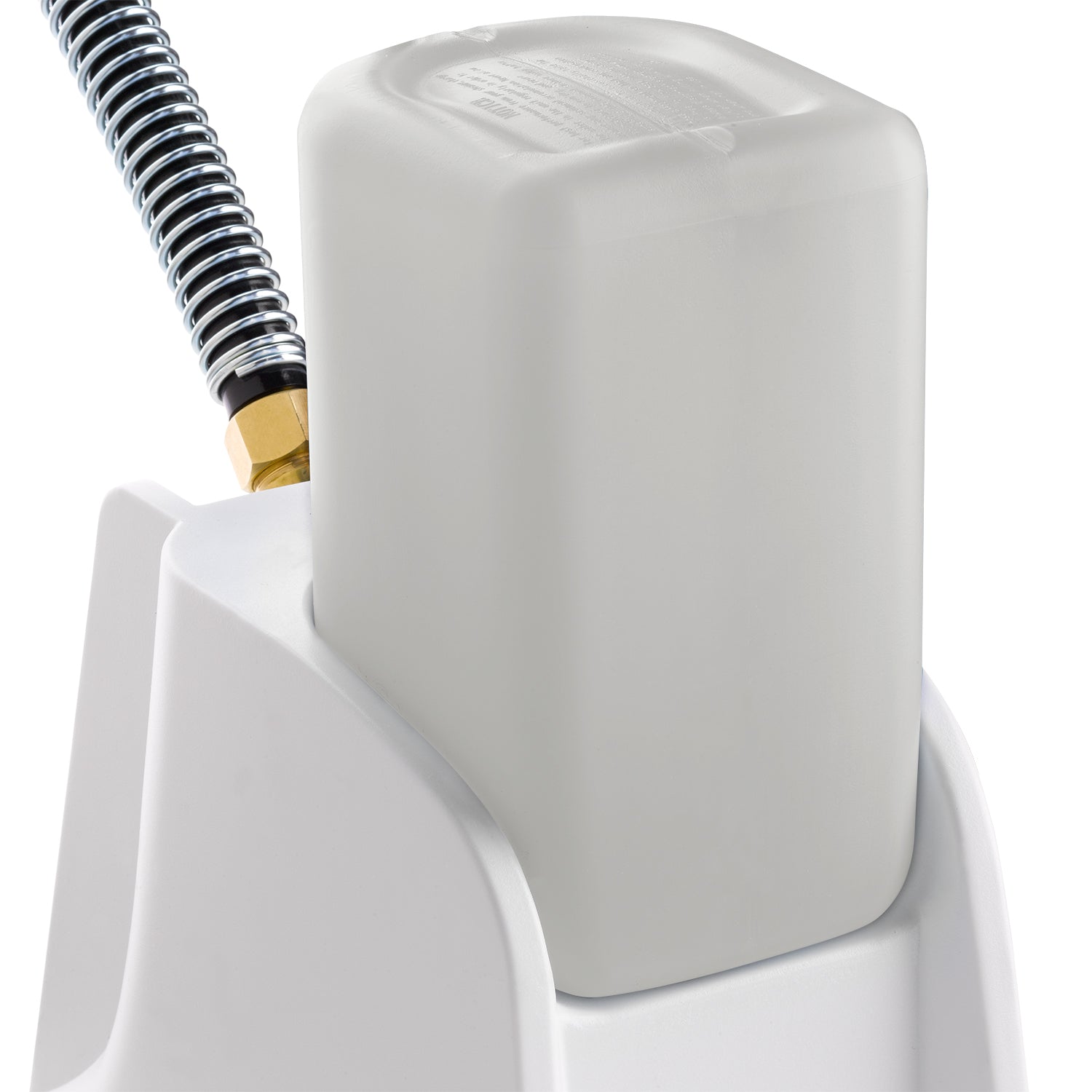 Garment steamer with metal head, wood handle