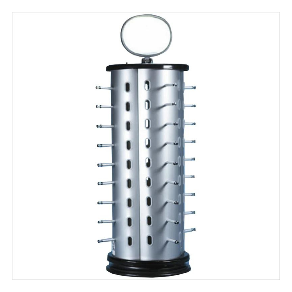 Sunglass rack w/mirror