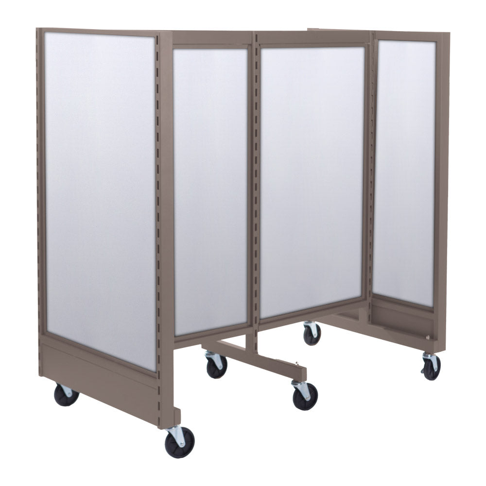 'H'' shape gondola 24'' C-C with 24'' add-on section and melamine panel