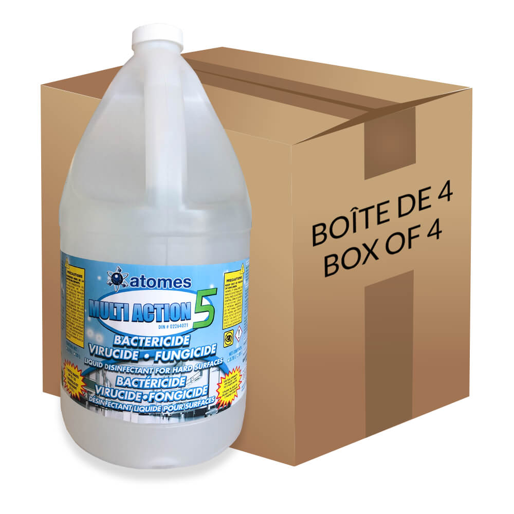 Désinfectant liquide pour surface dures (Boîte de 4)