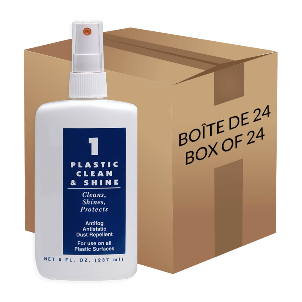 Nettoyant pour plexiglass 8 oz (Boîte de 24)