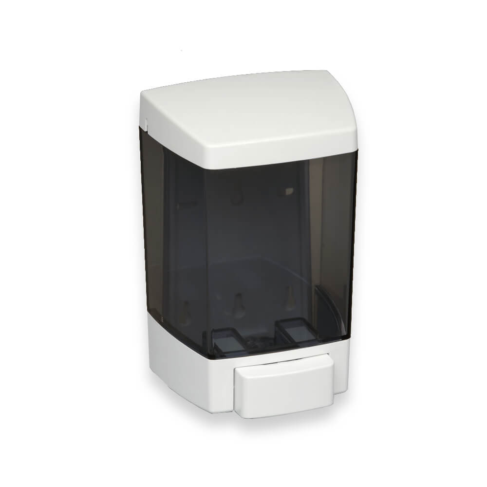 Wall-mounted dispenser for liquid soap