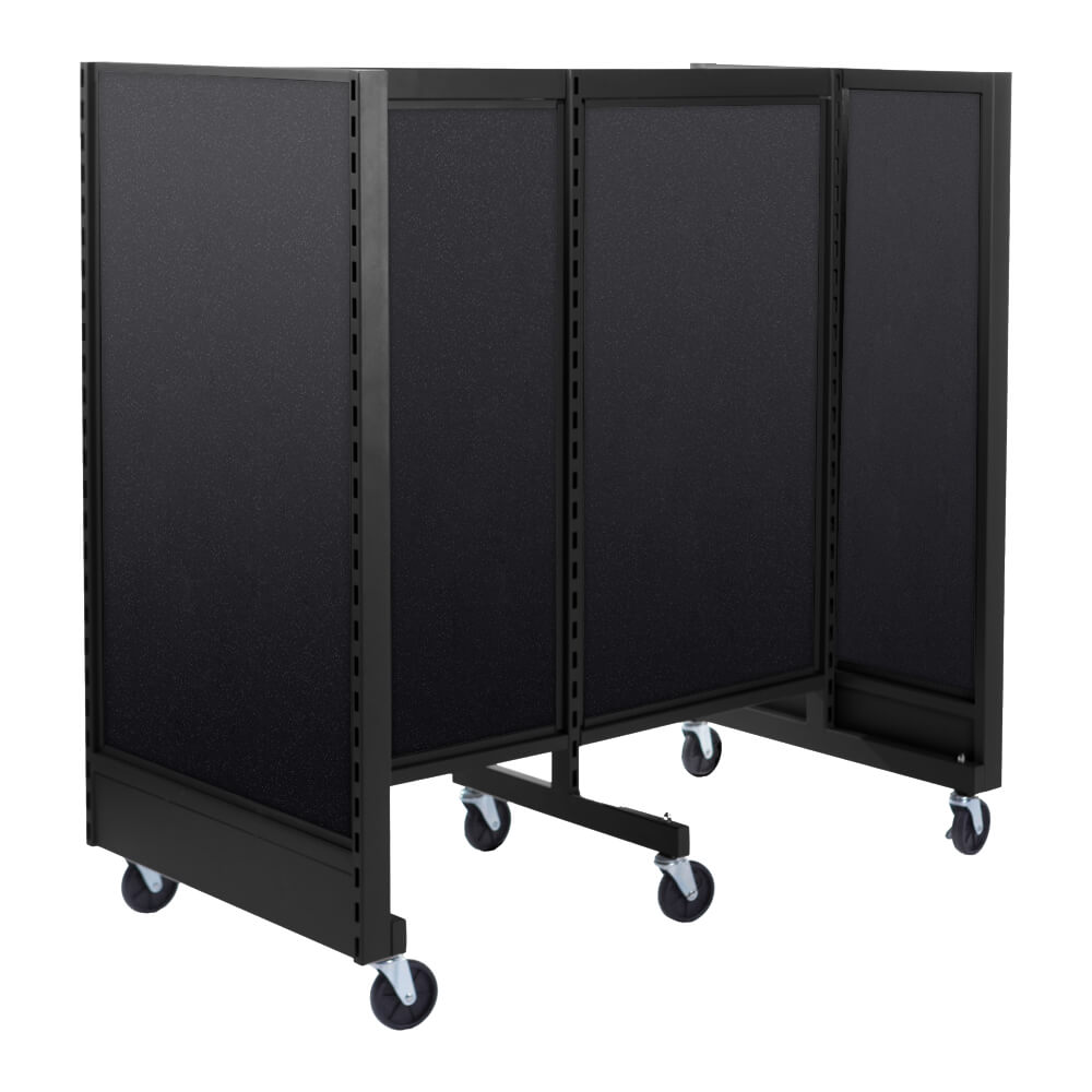 'H'' shape gondola 24'' C-C with 24'' add-on section and melamine panel