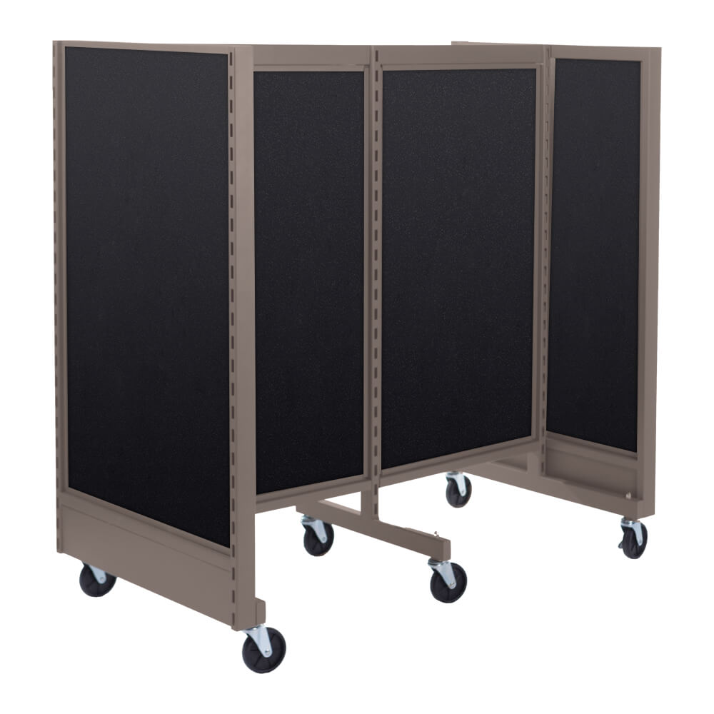 'H'' shape gondola 24'' C-C with 24'' add-on section and melamine panel