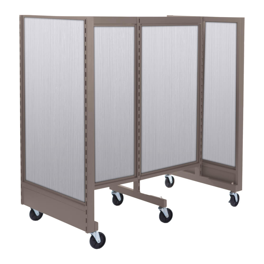 'H'' shape gondola 24'' C-C with 24'' add-on section and melamine panel