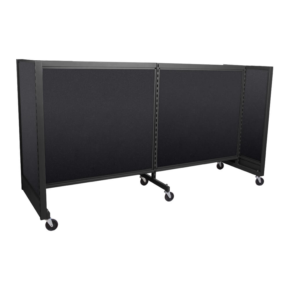 'H'' shape gondola 48'' C-C with 48'' add-on section and melamine panel
