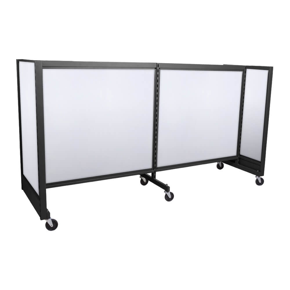 'H'' shape gondola 48'' C-C with 48'' add-on section and melamine panel