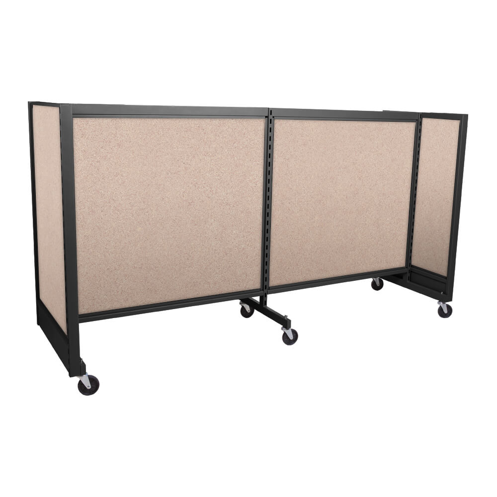 'H'' shape gondola 48'' C-C with 48'' add-on section and melamine panel