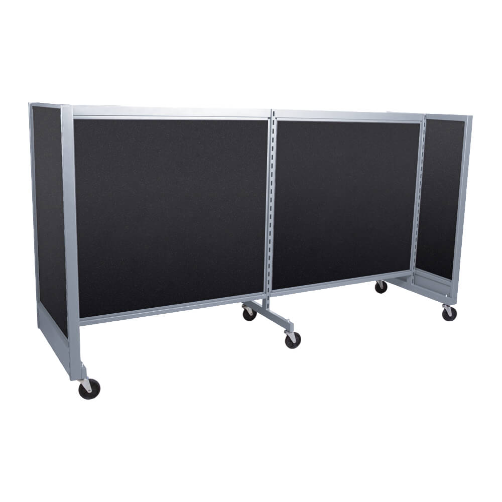 'H'' shape gondola 48'' C-C with 48'' add-on section and melamine panel