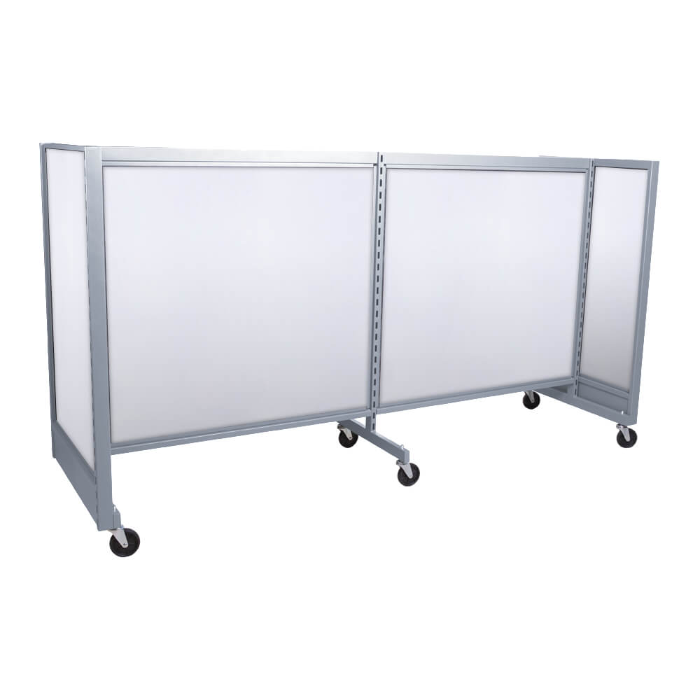 'H'' shape gondola 48'' C-C with 48'' add-on section and melamine panel
