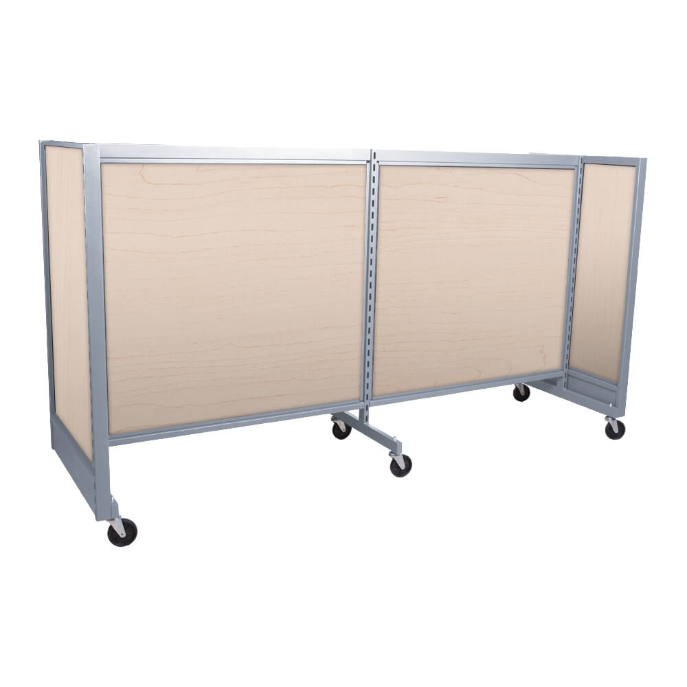 'H'' shape gondola 48'' C-C with 48'' add-on section and melamine panel