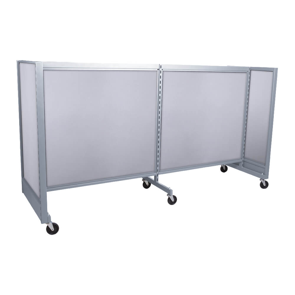 'H'' shape gondola 48'' C-C with 48'' add-on section and melamine panel