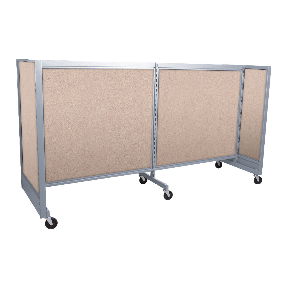 'H'' shape gondola 48'' C-C with 48'' add-on section and melamine panel