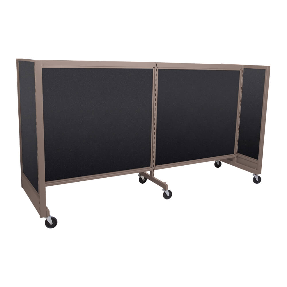 'H'' shape gondola 48'' C-C with 48'' add-on section and melamine panel
