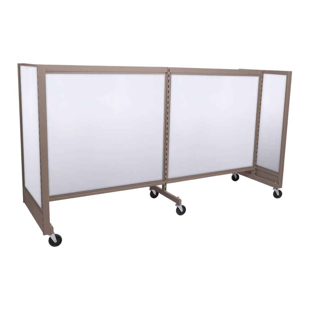 'H'' shape gondola 48'' C-C with 48'' add-on section and melamine panel