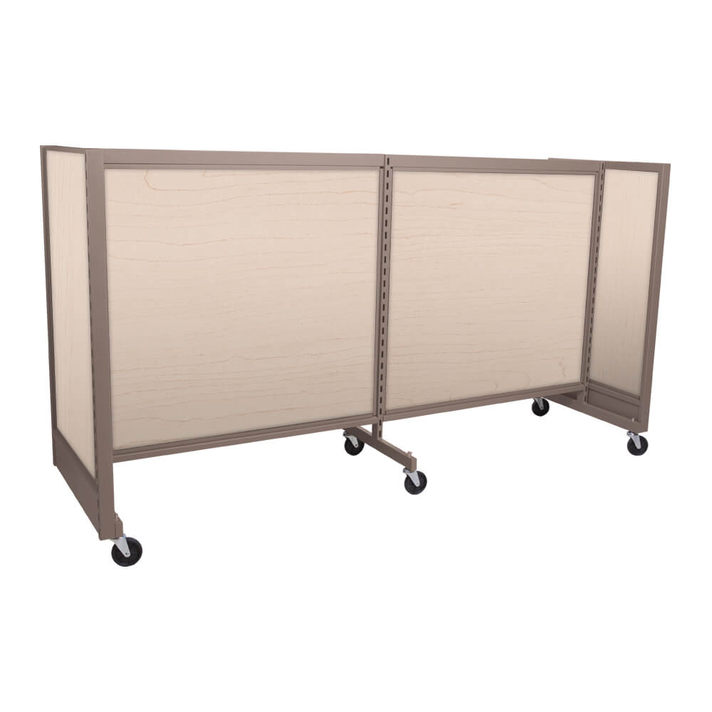 'H'' shape gondola 48'' C-C with 48'' add-on section and melamine panel