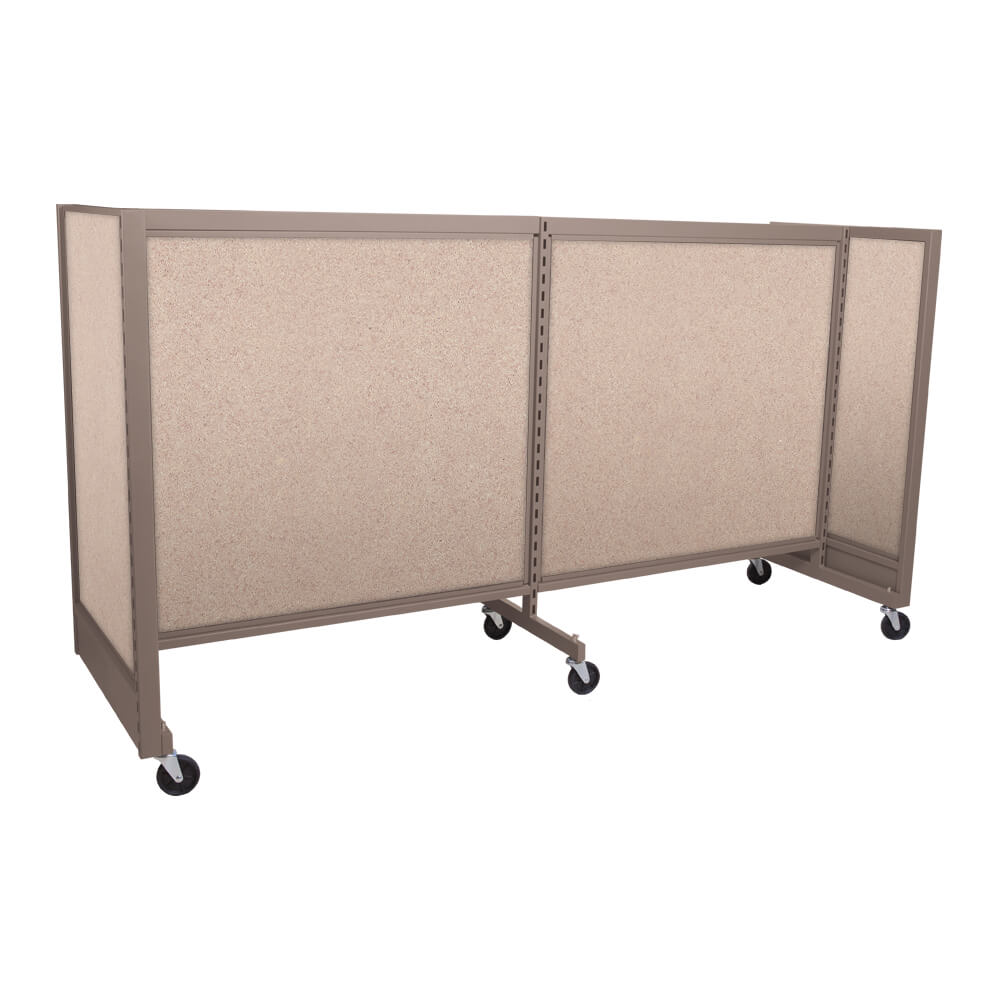 'H'' shape gondola 48'' C-C with 48'' add-on section and melamine panel