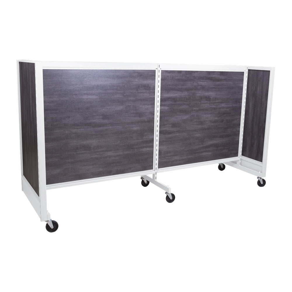 'H'' shape gondola 48'' C-C with 48'' add-on section and melamine panel