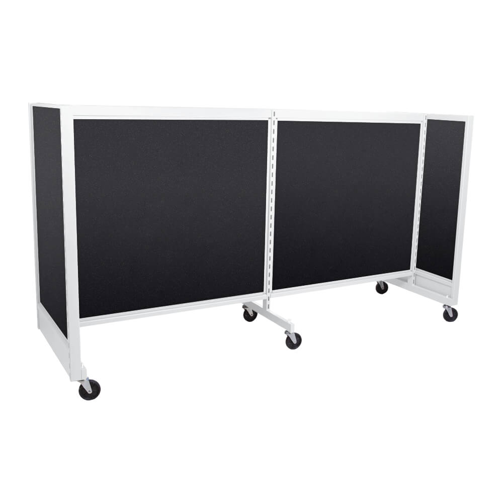 'H'' shape gondola 48'' C-C with 48'' add-on section and melamine panel