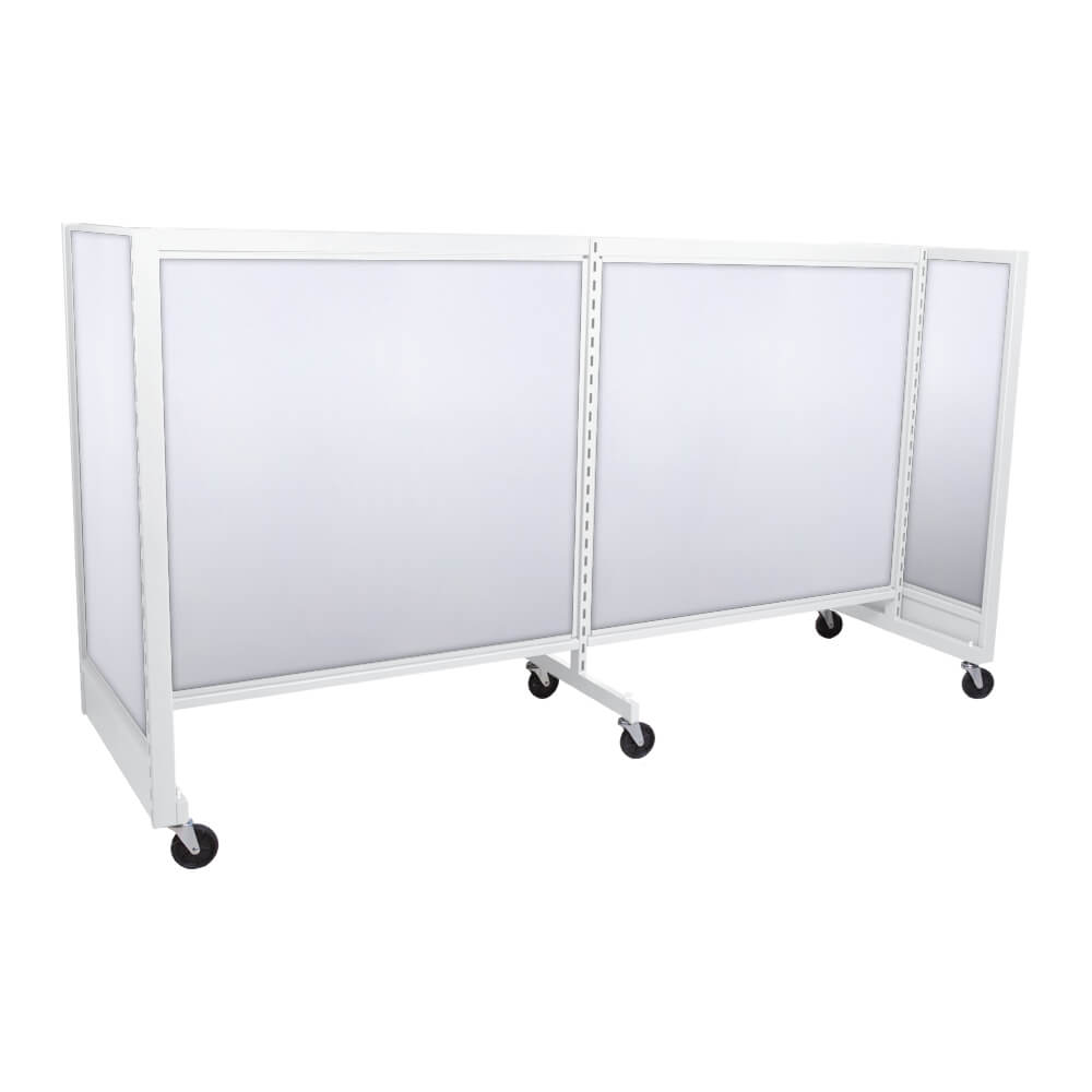 'H'' shape gondola 48'' C-C with 48'' add-on section and melamine panel