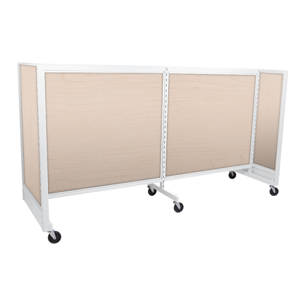 'H'' shape gondola 48'' C-C with 48'' add-on section and melamine panel