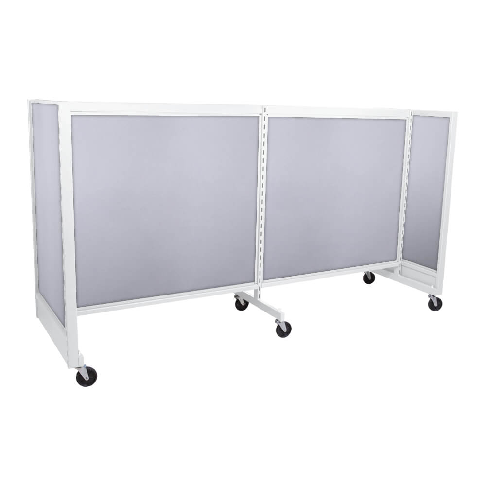 'H'' shape gondola 48'' C-C with 48'' add-on section and melamine panel
