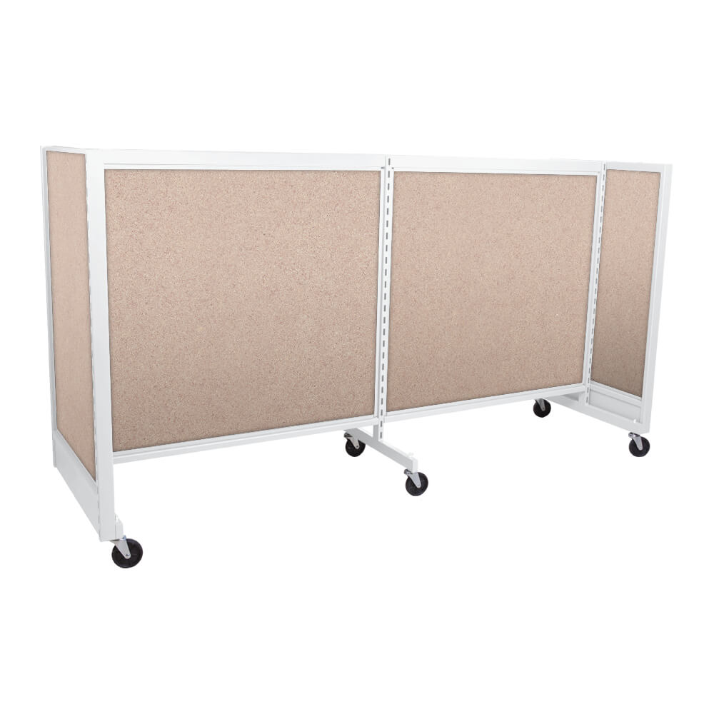 'H'' shape gondola 48'' C-C with 48'' add-on section and melamine panel