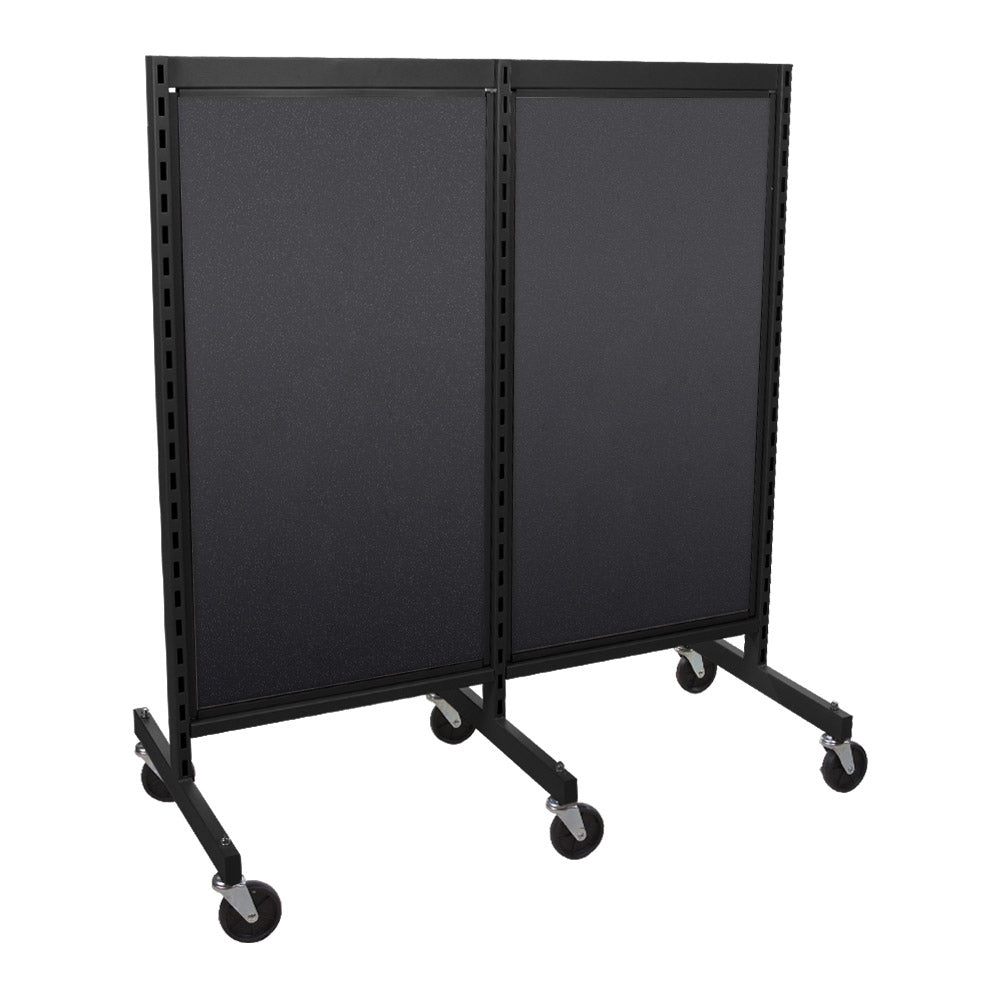 'I'' shape gondola 24'' C-C with 24'' add-on section and melamine panel