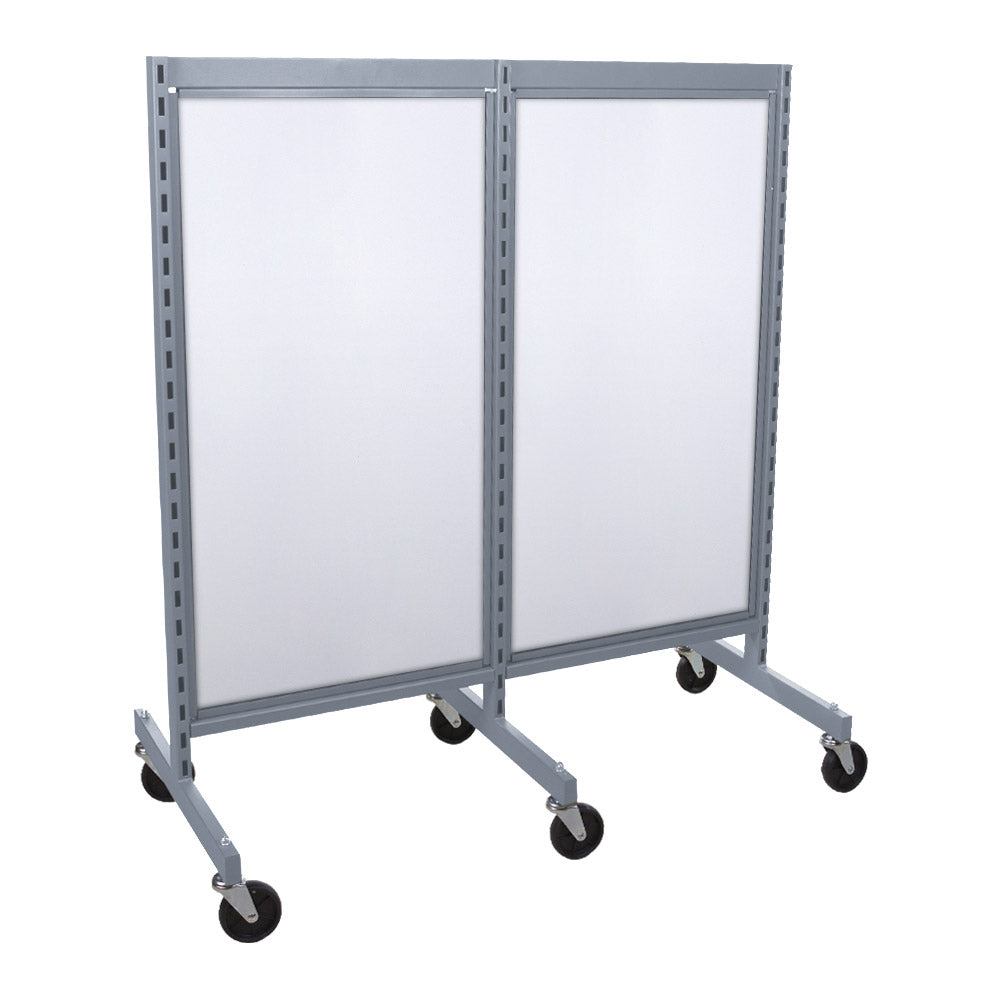'I'' shape gondola 24'' C-C with 24'' add-on section and melamine panel