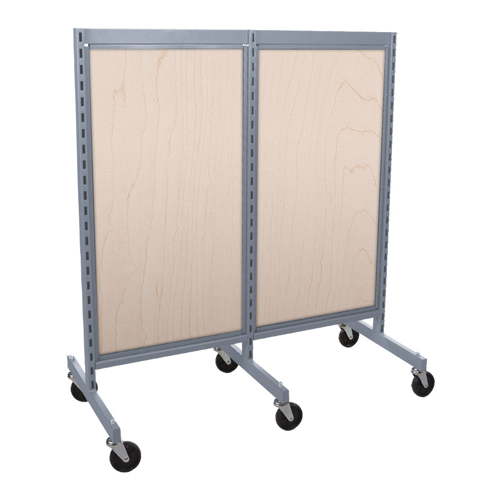'I'' shape gondola 24'' C-C with 24'' add-on section and melamine panel