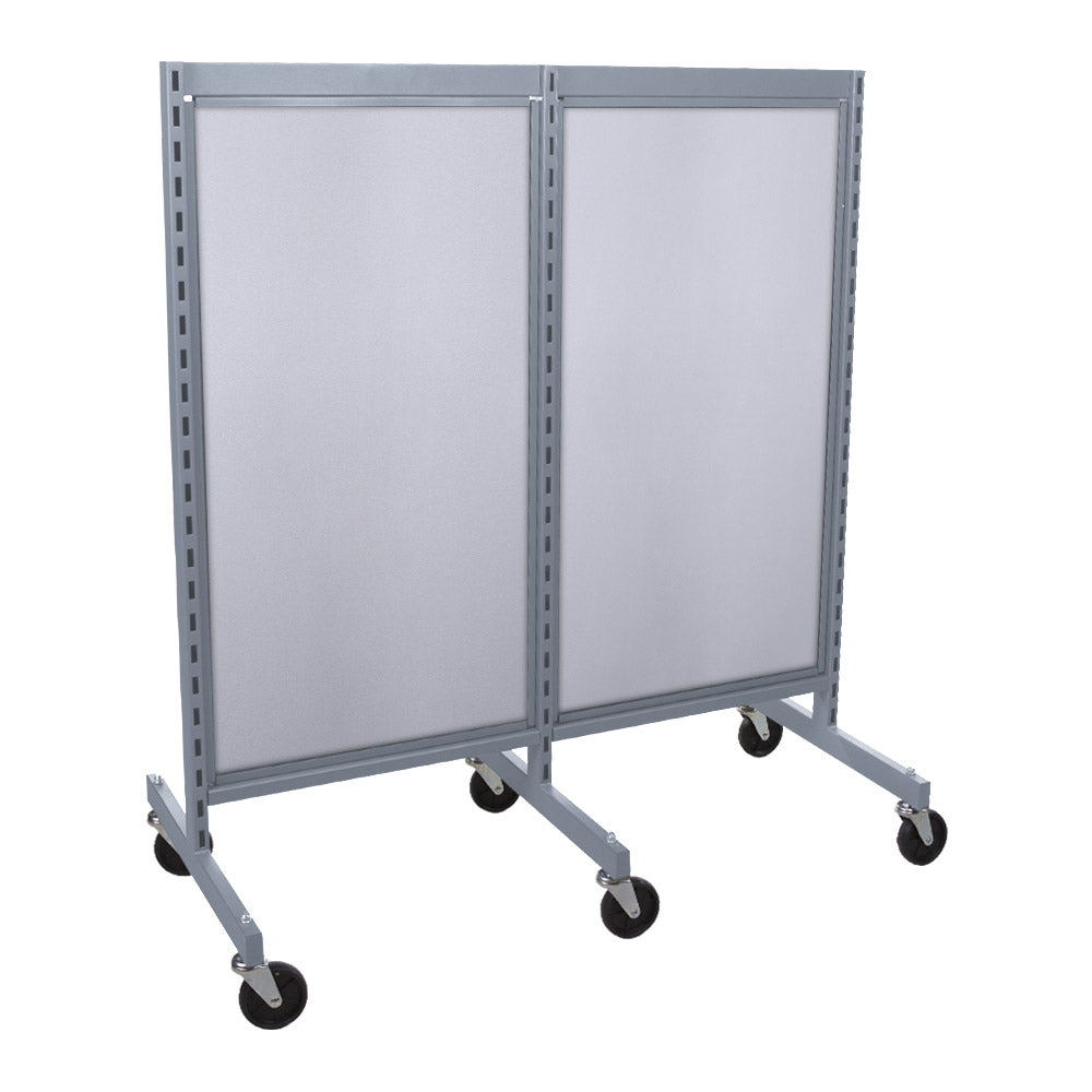 'I'' shape gondola 24'' C-C with 24'' add-on section and melamine panel