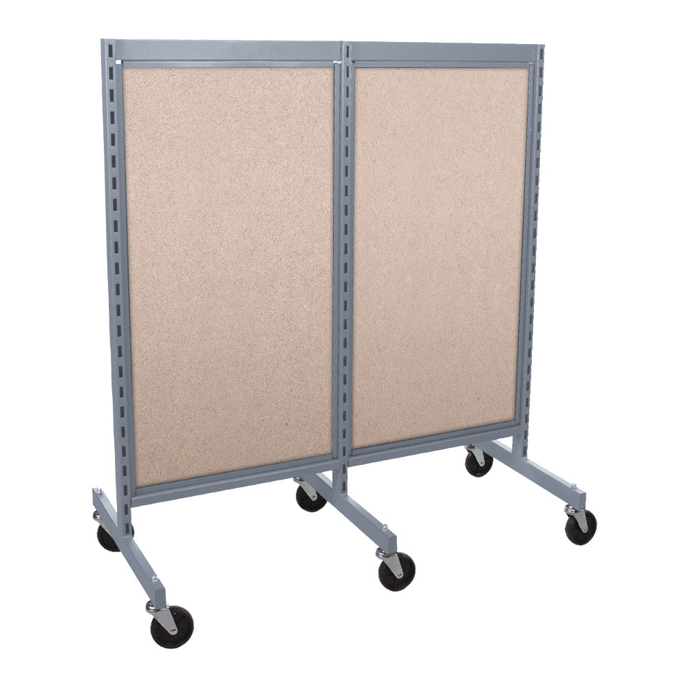'I'' shape gondola 24'' C-C with 24'' add-on section and melamine panel