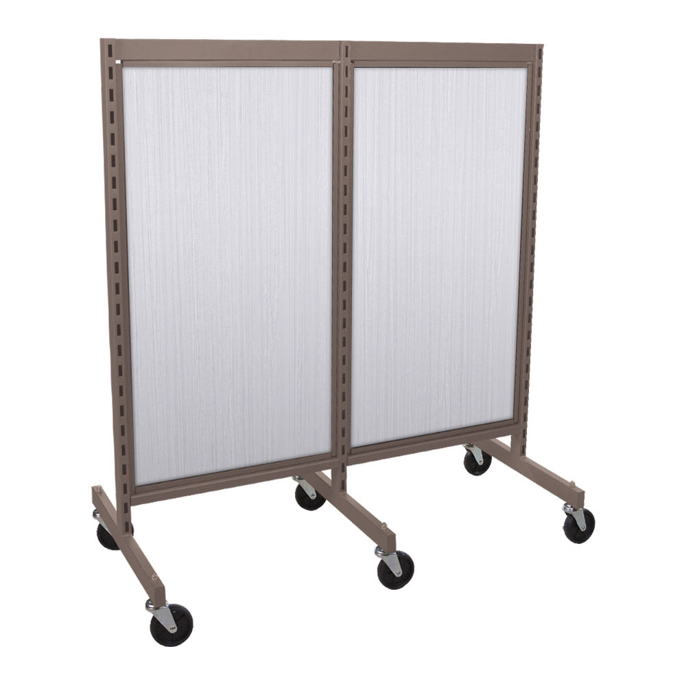 'I'' shape gondola 24'' C-C with 24'' add-on section and melamine panel