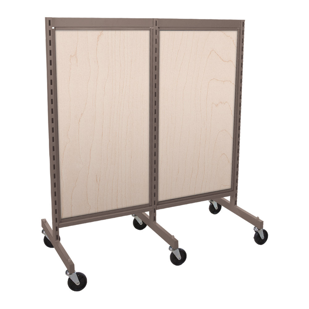'I'' shape gondola 24'' C-C with 24'' add-on section and melamine panel