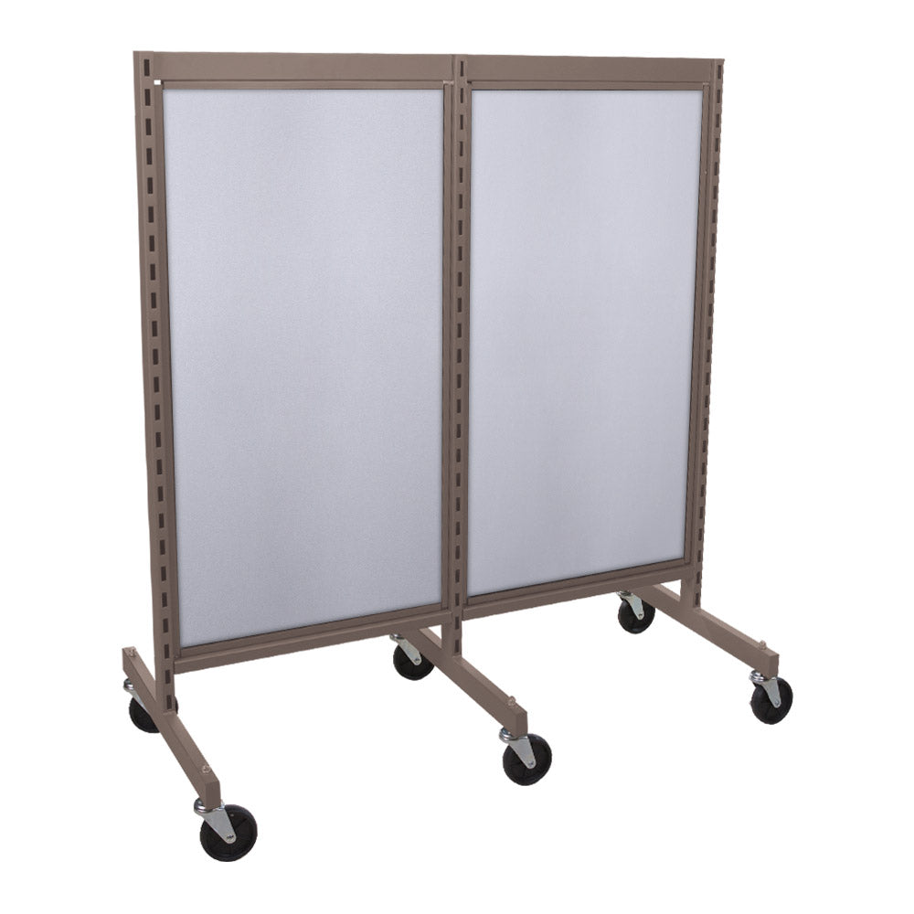 'I'' shape gondola 24'' C-C with 24'' add-on section and melamine panel