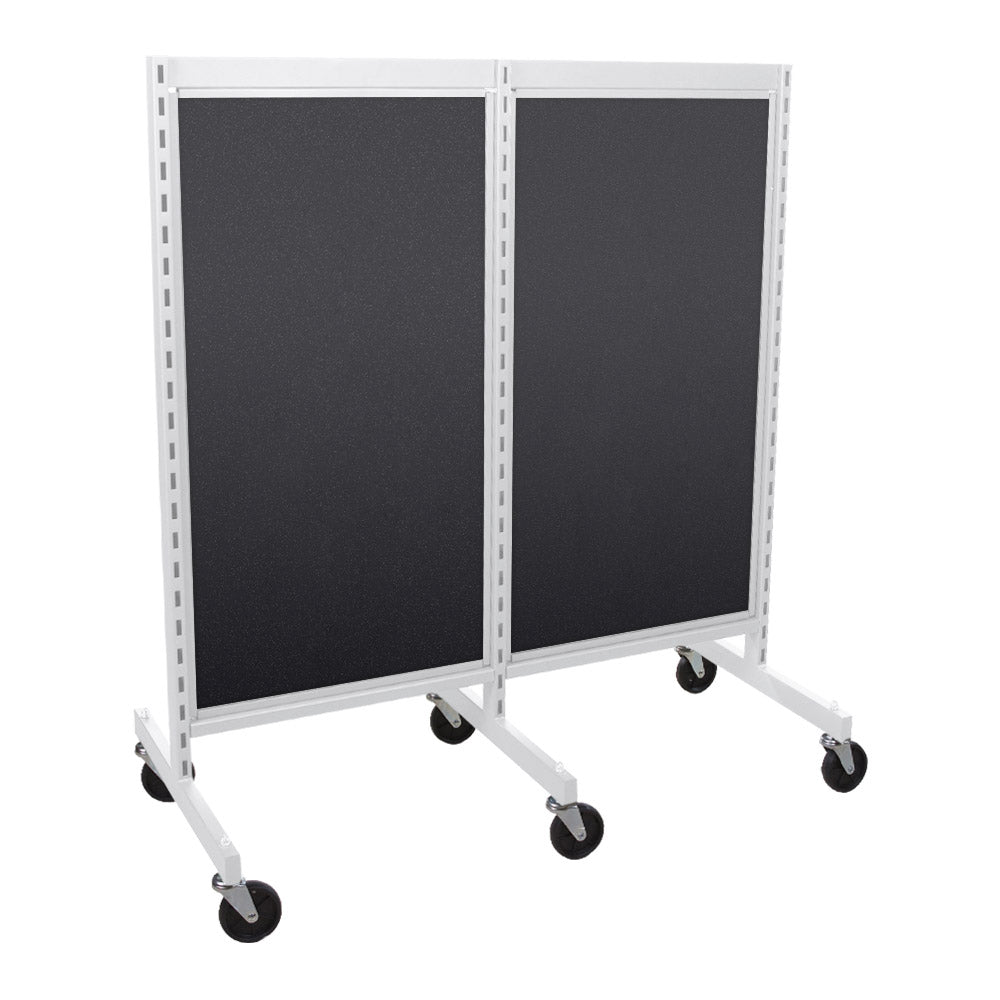 'I'' shape gondola 24'' C-C with 24'' add-on section and melamine panel