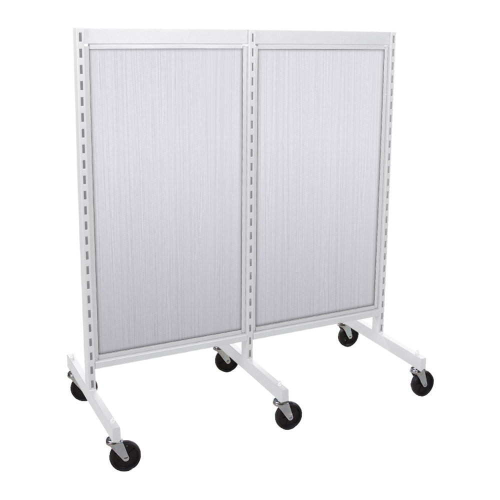 'I'' shape gondola 24'' C-C with 24'' add-on section and melamine panel