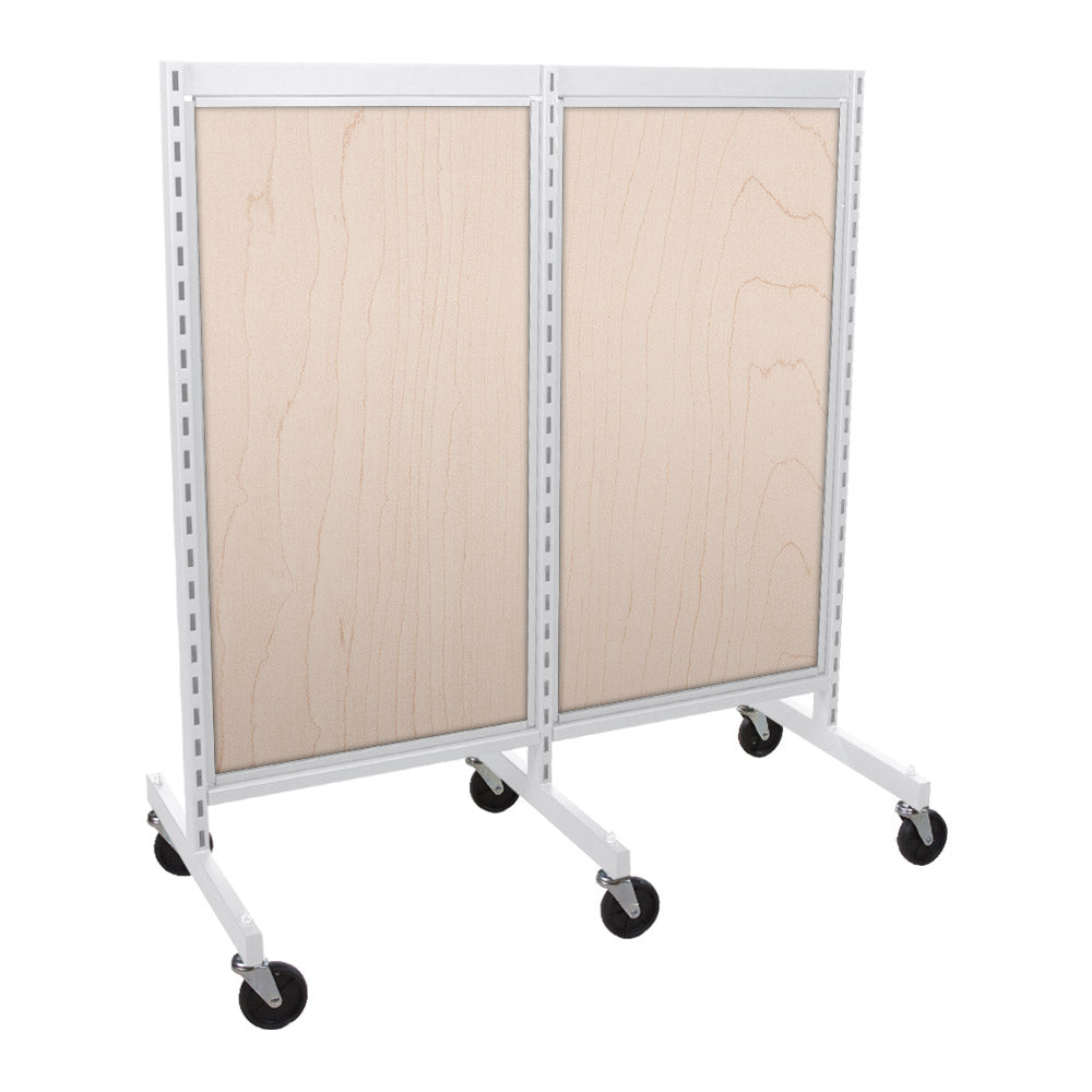 'I'' shape gondola 24'' C-C with 24'' add-on section and melamine panel