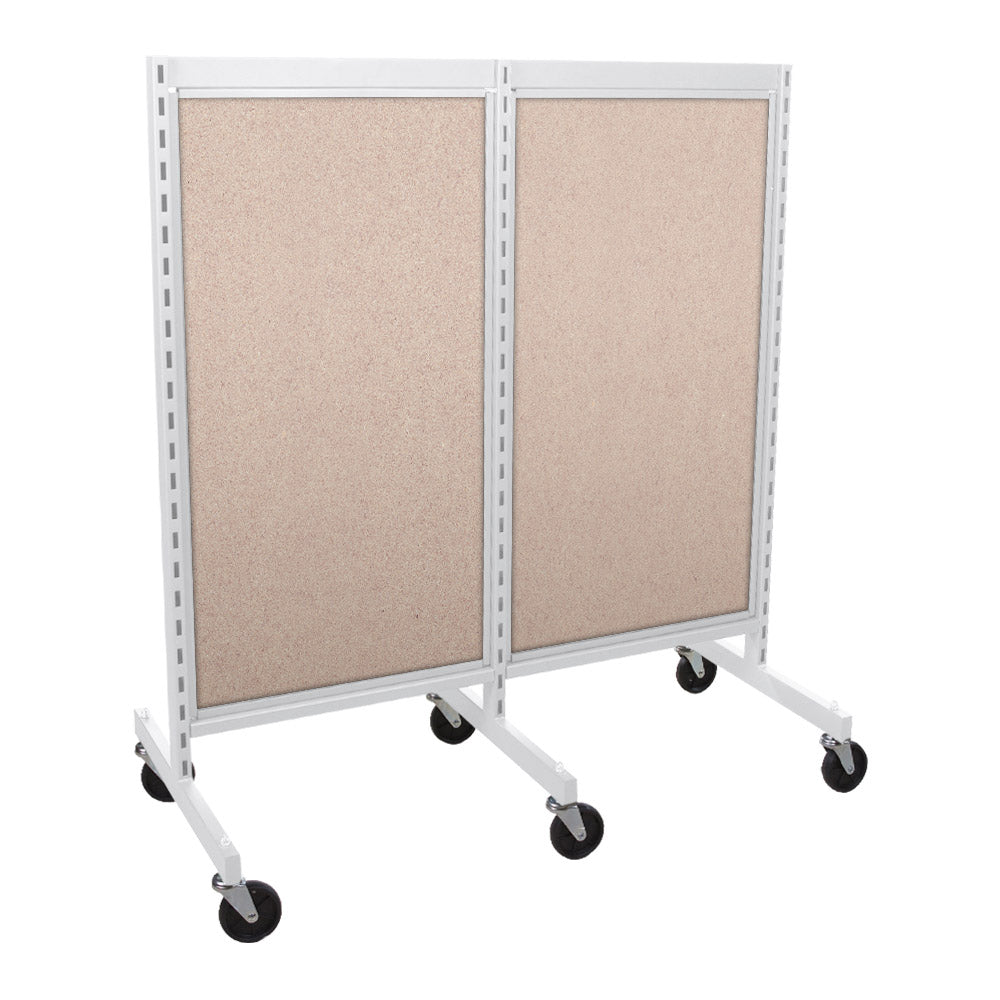 'I'' shape gondola 24'' C-C with 24'' add-on section and melamine panel