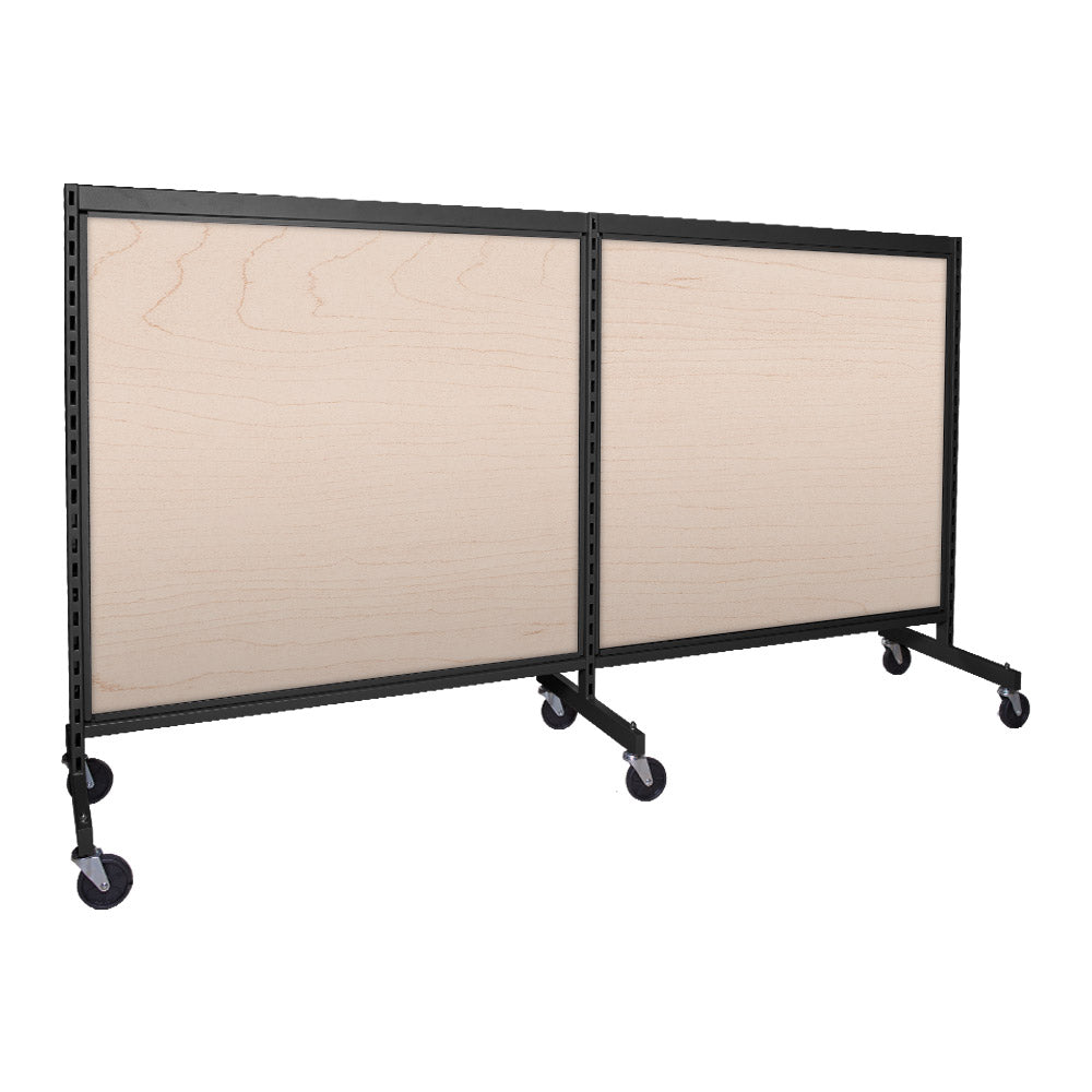 'I'' shape gondola 48'' C-C with 48'' add-on section and melamine panel