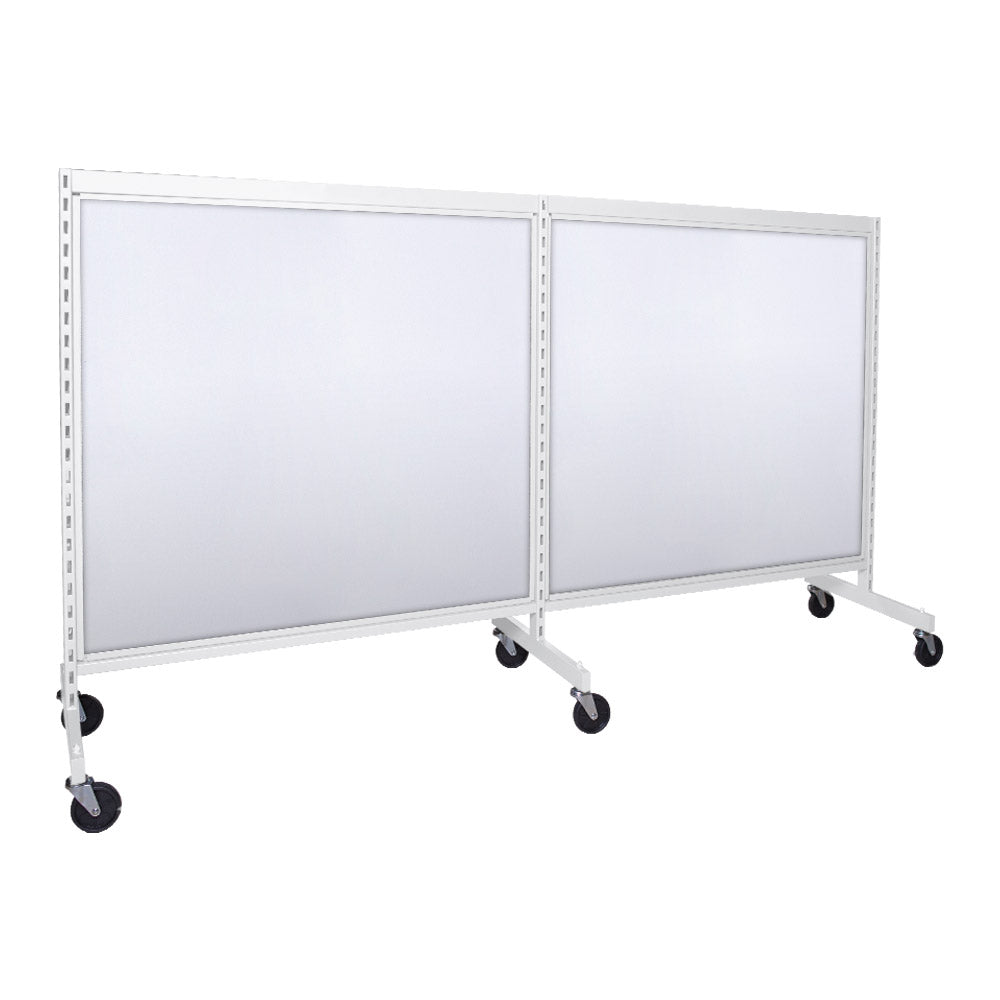 'I'' shape gondola 48'' C-C with 48'' add-on section and melamine panel