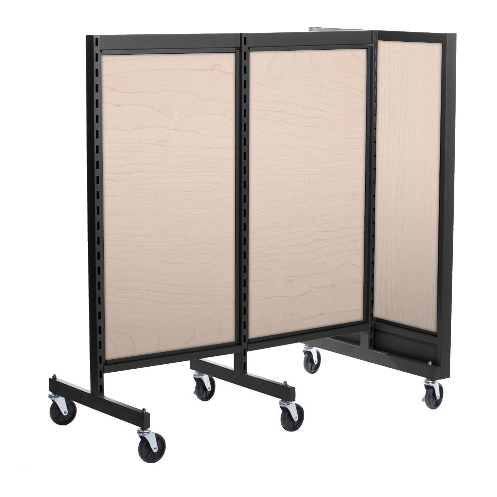 'T'' shape gondola 24'' C-C with 24'' add-on section and melamine panel