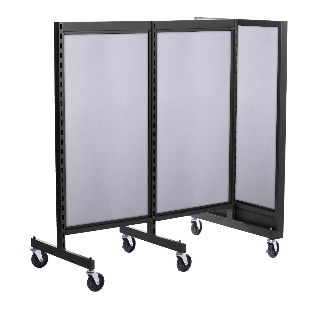 'T'' shape gondola 24'' C-C with 24'' add-on section and melamine panel