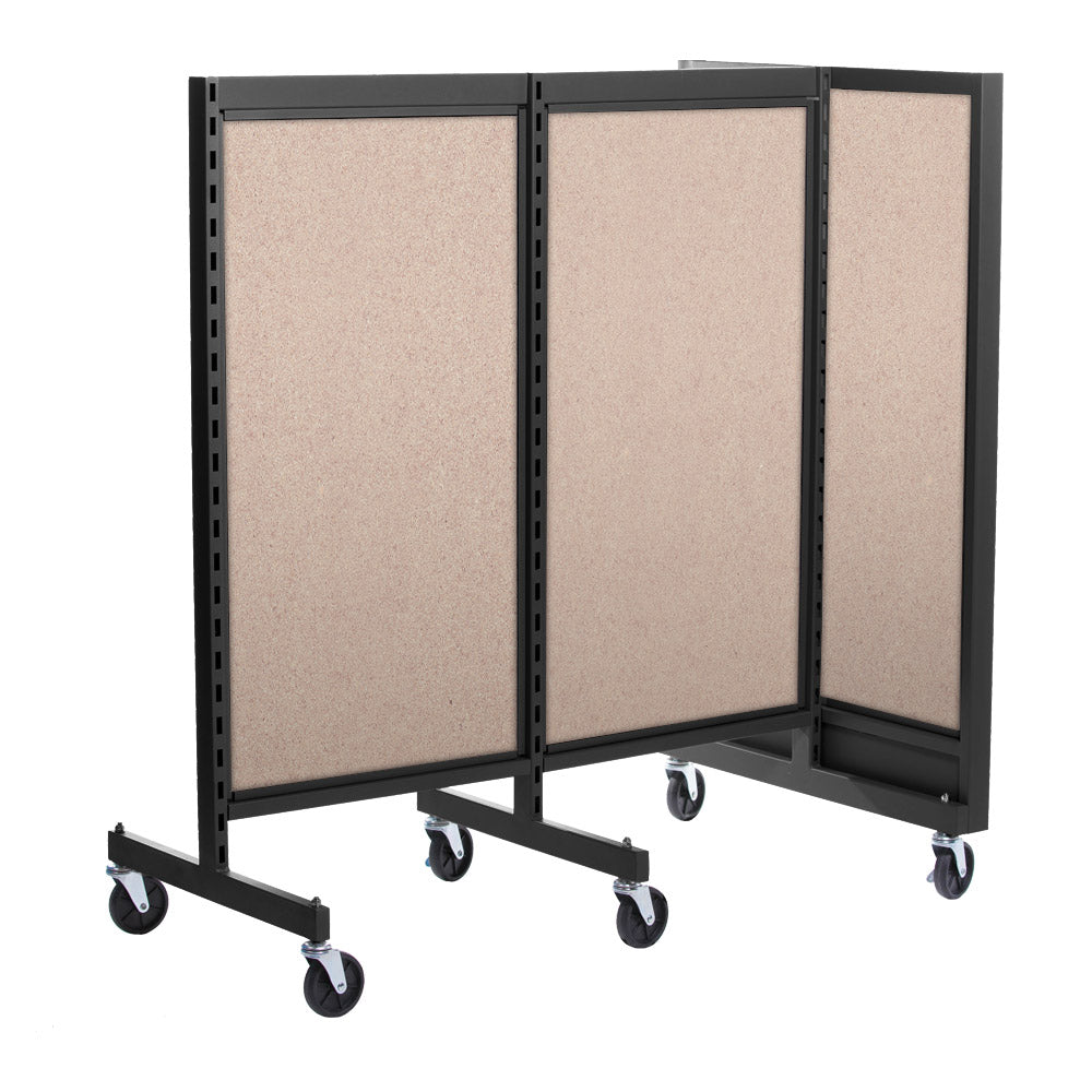 'T'' shape gondola 24'' C-C with 24'' add-on section and melamine panel