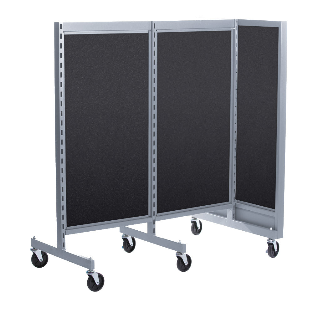 'T'' shape gondola 24'' C-C with 24'' add-on section and melamine panel