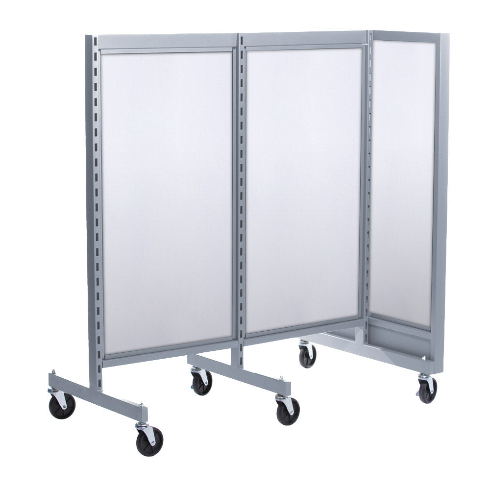 'T'' shape gondola 24'' C-C with 24'' add-on section and melamine panel