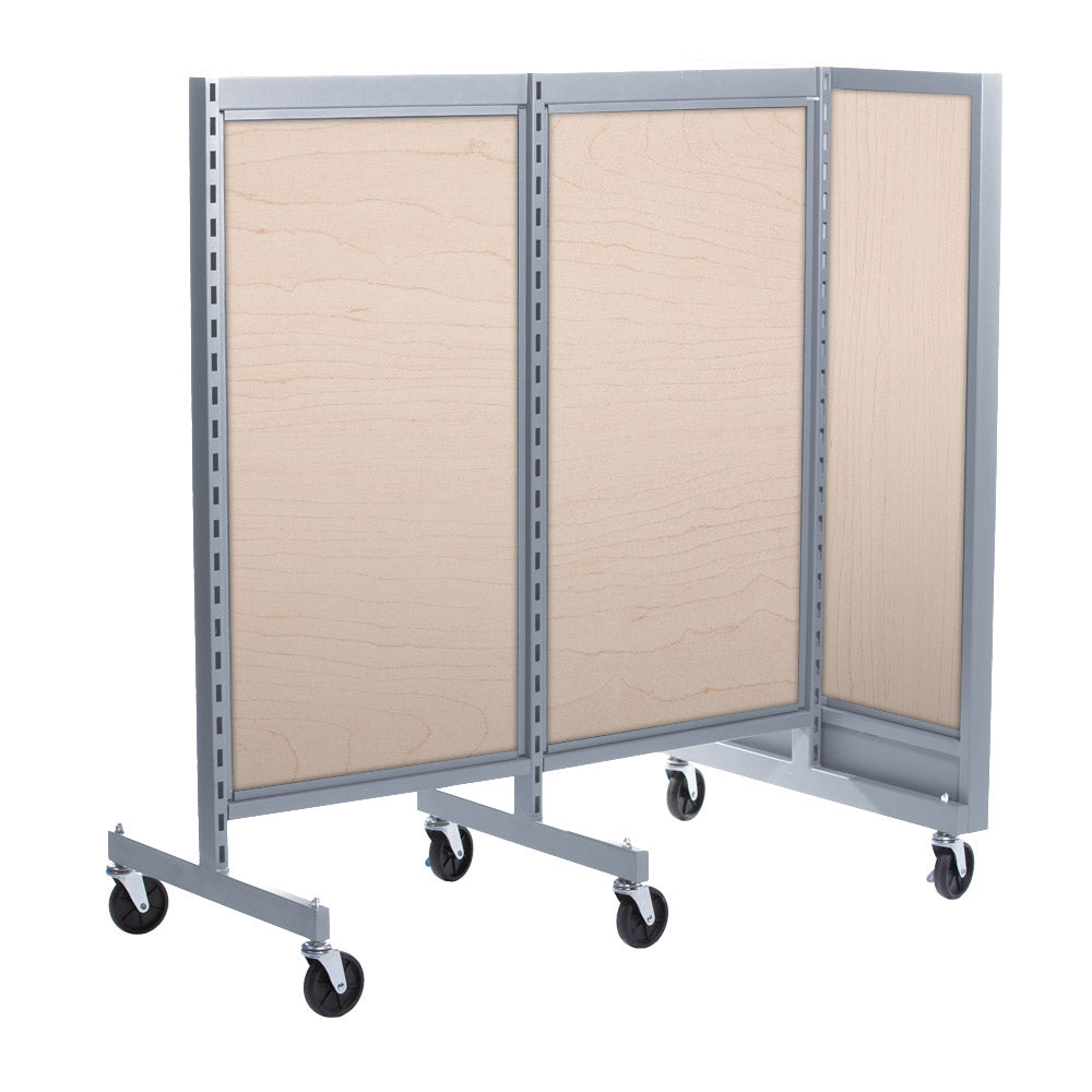 'T'' shape gondola 24'' C-C with 24'' add-on section and melamine panel